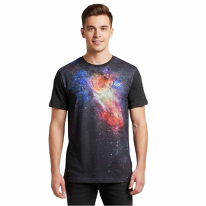 Saga-Tek Outerwear Co Space-Themed Graphic T-Shirt Men Male Medium